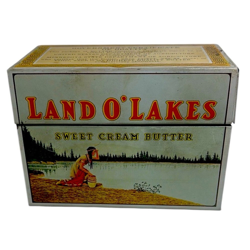 Land O’ Lakes Sweet Cream Butter Recipe Box with recipes